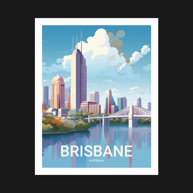 BRISBANE by MarkedArtPrints