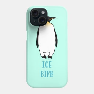 ice birb - penguin doodle Phone Case