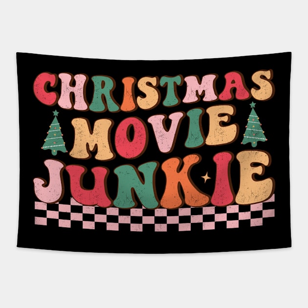 Christmas Movie Junkie Tapestry by MZeeDesigns