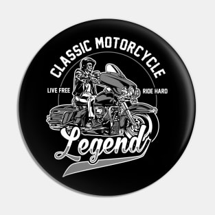 CLASSIC MOTORCYCLE LEGEND Pin