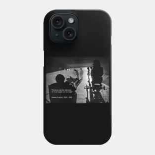 However vast the darkness Phone Case