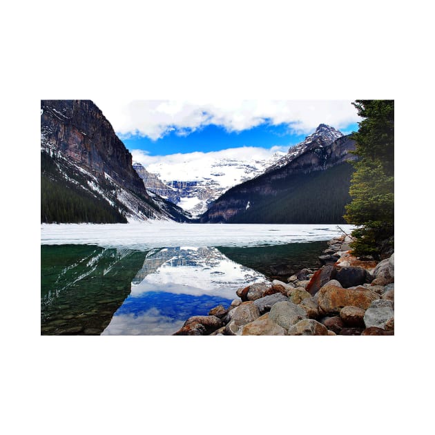 Lake Louise Victoria Glacier Alberta Canada by AndyEvansPhotos