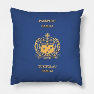 Samoa passport Pillow