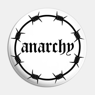 Anarchy Barbed wire Pin