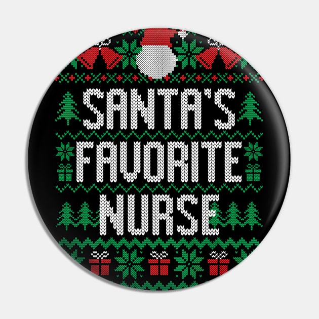 Santa's Favorite Nurse Pin by Saulene