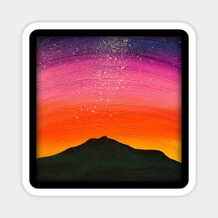 Mountain Sunset Magnet