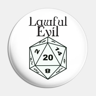 Lawful Evil Alignment Pin