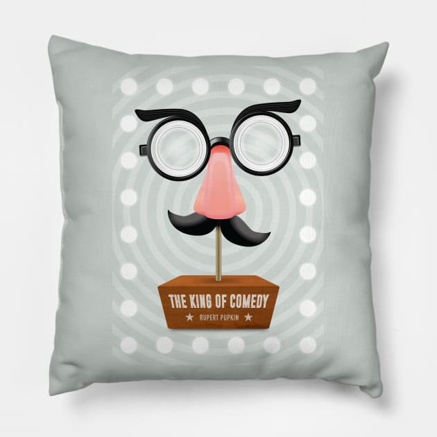 The King of Comedy - Alternative Movie Poster Pillow by MoviePosterBoy