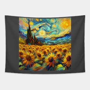 campo de girasoles Tapestry