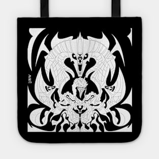 black dark nazgul ecopop in balrog dreams of the middle earth ecopop Tote