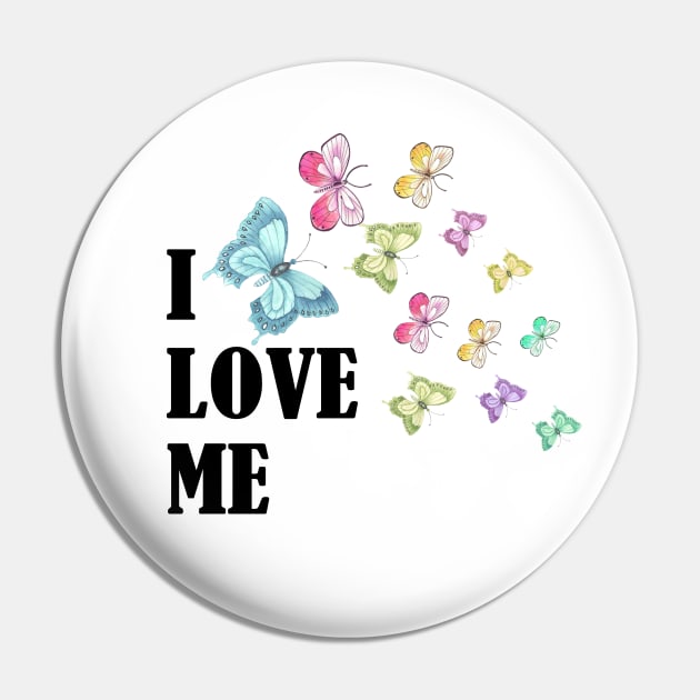 I love me butterfly Pin by LatiendadeAryam