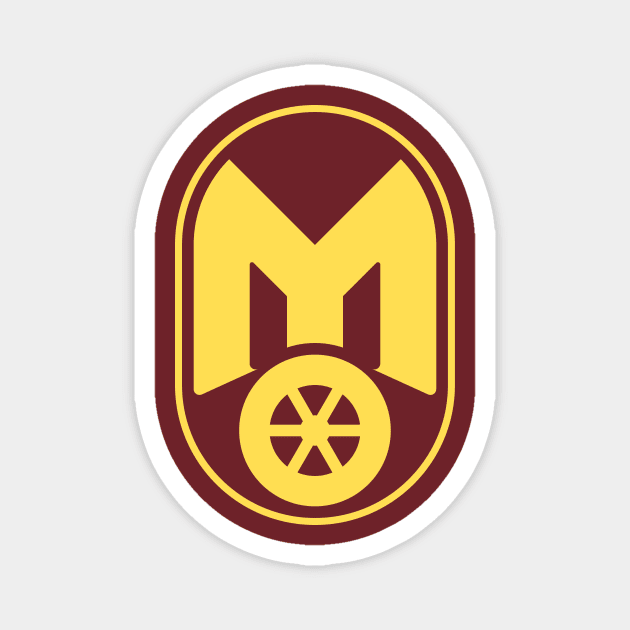 Mitropa M Logo (yellow) Magnet by GetThatCar