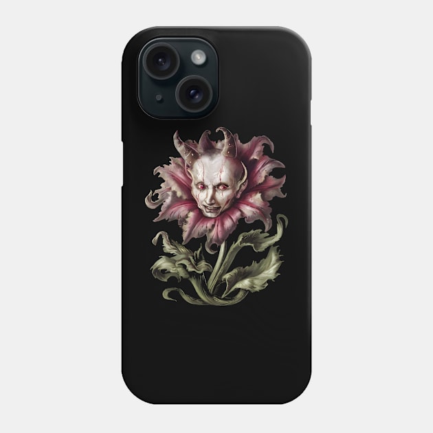 Demon Flower inspired by Hieronymus Bosch Phone Case by Ravenglow