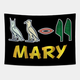 MARY-American names in hieroglyphic letters,  a Khartouch Tapestry