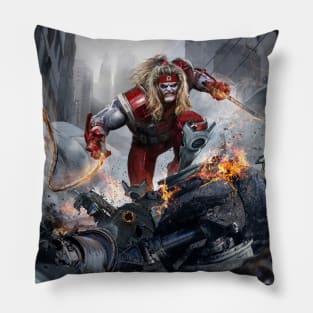 Omega Red Pillow