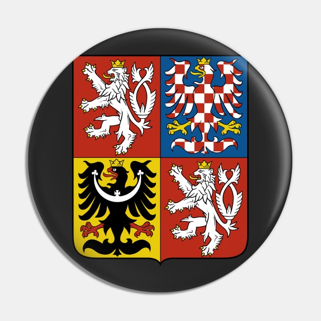 Coat of arms of the Czech Republic Pin by Flags of the World