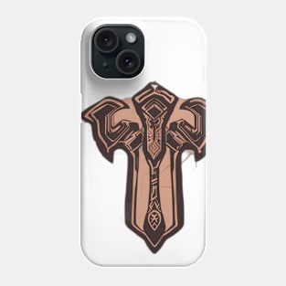 Nordic Warrior Hammer T-Shirt Design No. 582 Phone Case