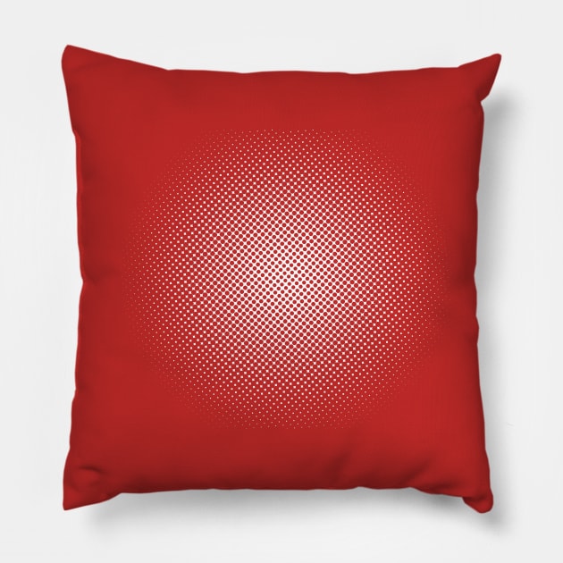 Black Ball Illusion 2 Pillow by Shadow3561