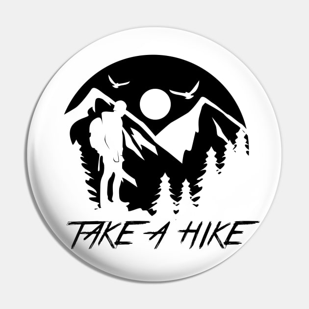 Take a Hike Pin by WiZ Collections