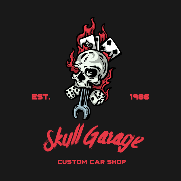 Skull Garage by vukojev-alex
