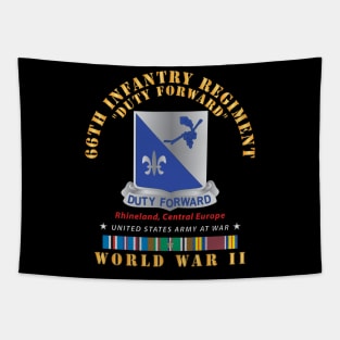 66th Infantry Regiment - DUI w EUR SVC WWII X 300 Tapestry