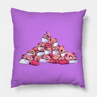 Bears in masks Pillow