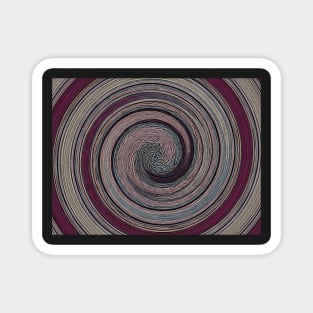 purples and blues vibrant modern swirls Magnet