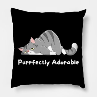 Purrfectly Adorable Pillow