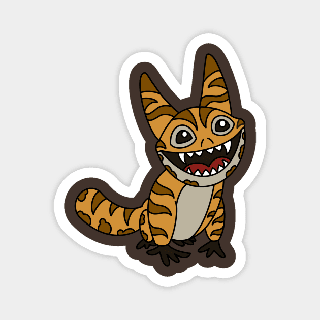 LothyCat Magnet by NikInked