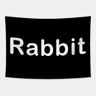 Rabbit Label Tapestry