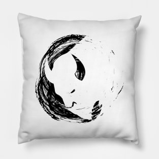 White Buffalo Face Pillow