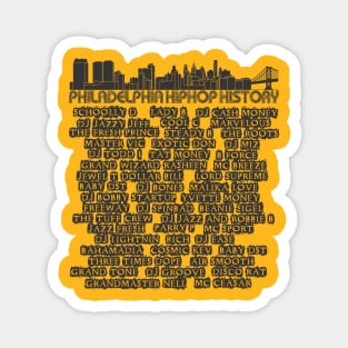 Philadelphia Hip Hop History Magnet