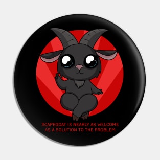 Scapegoat Pin