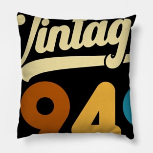 1949 Vintage Gift 71st Birthday Retro Style Pillow