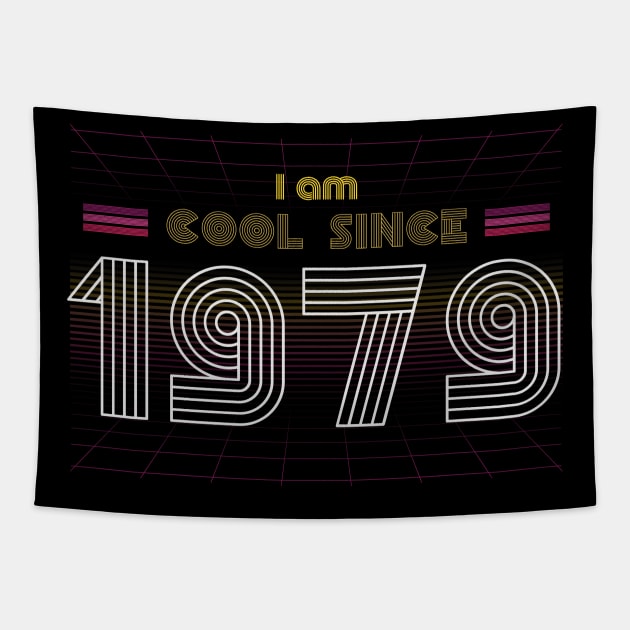 I am cool since 1979 Tapestry by WPKs Design & Co