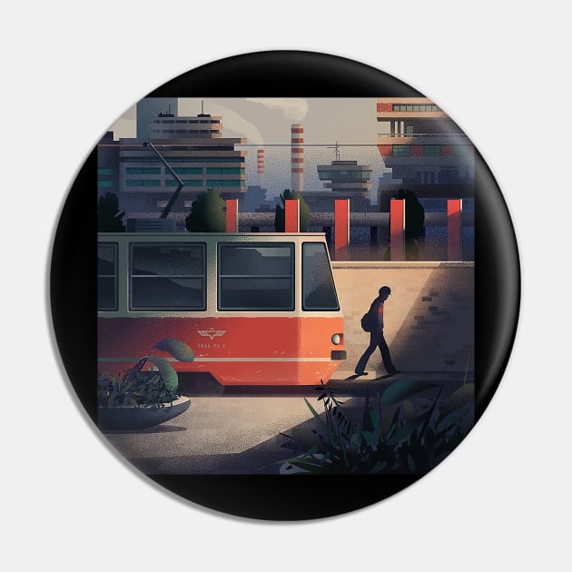 Tram Commute Pin by okasmith