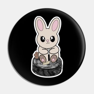 Puck Bunny Pin