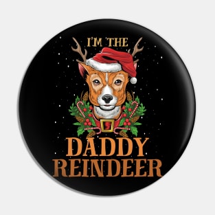 Im The Daddy Reindeer Christmas Funny Pajamas Funny Christmas Gift Pin