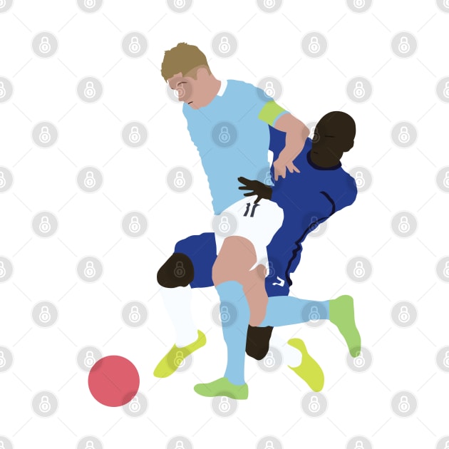 De Bruyne vs Kante Central Midfield Rivalry by Jackshun