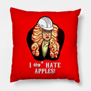 Funny Scientist Isaac Newton Retro Vintage Funny Science Meme Pillow