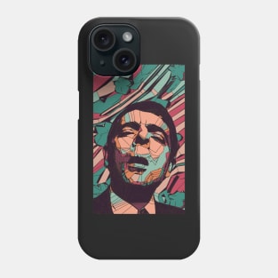 Rowan Atkinson Geometric Art Phone Case