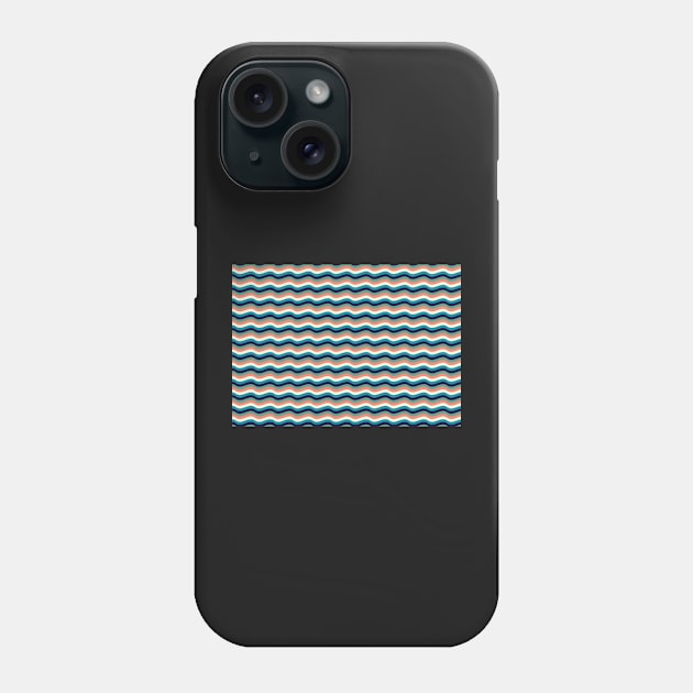 Retro wave pattern Phone Case by Pacesyte