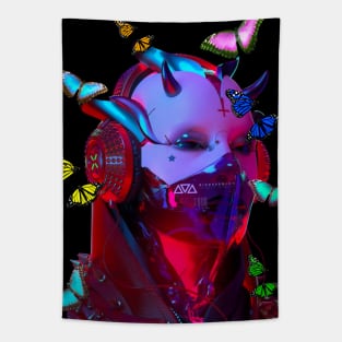 CYBORG BEAUTY Tapestry