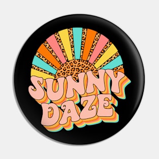 Sunny Daze Retro Pin