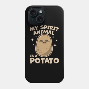 My Spirit Animal Is A Potato - Cute & Funny Kawaii Potato Phone Case