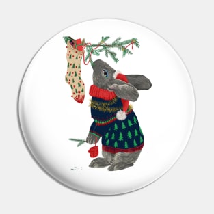 Rocking Rabbit Pin