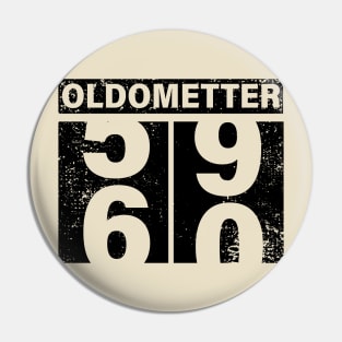 60th birthday Oldometter Birthday Quarantined Gift Pin