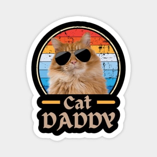 Cool Cat Dad Vibes Magnet