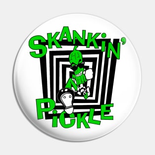 Vintage 90s Skankin' Pickle Pin