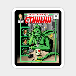 Call of Cthulhu comic book cover. Magnet